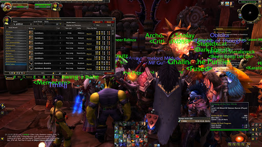 The auction house, Vanilla wow
